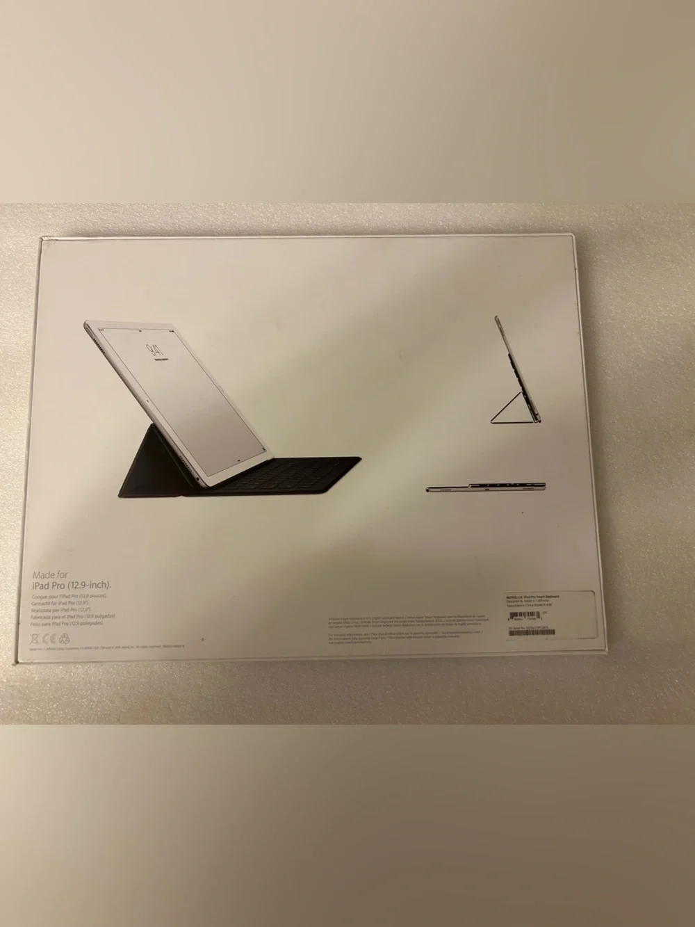Apple IPad Pro 12.9 inch Smart Keyboard (IPad Not Included) 2016 1st & 2nd Gen